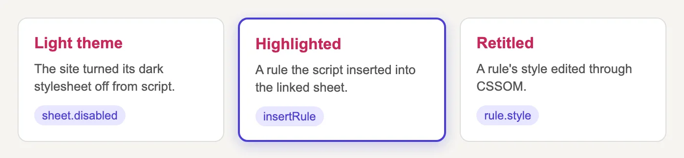 The same page in the reference browser